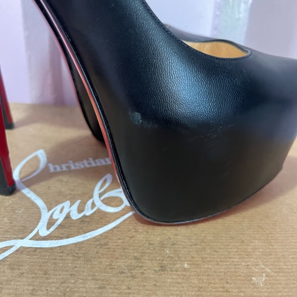 christian louboutin daffodile platform high heels - size 37.5 - Picture 4 of 7